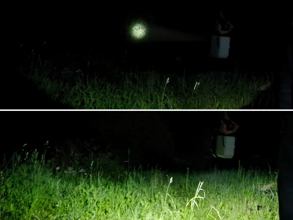 Кемпинговый фонарь-лампа аккумуляторный Yol, черный