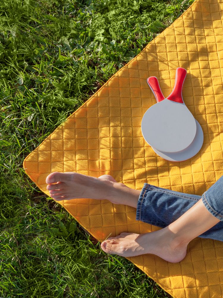 Плед для пикника Soft & Dry 2, желтый