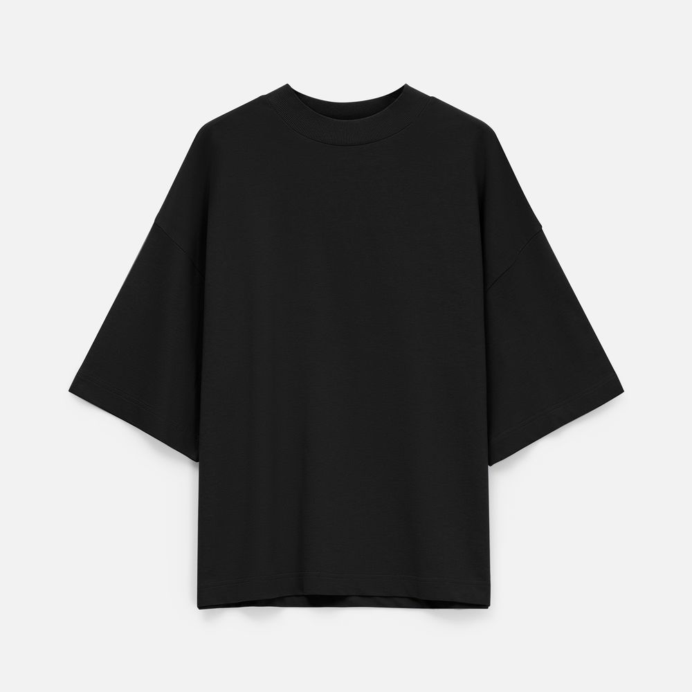 Футболка оверсайз унисекс T9, черная