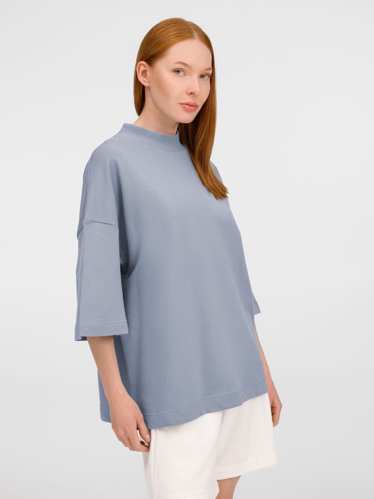 Футболка оверсайз унисекс T9, серая