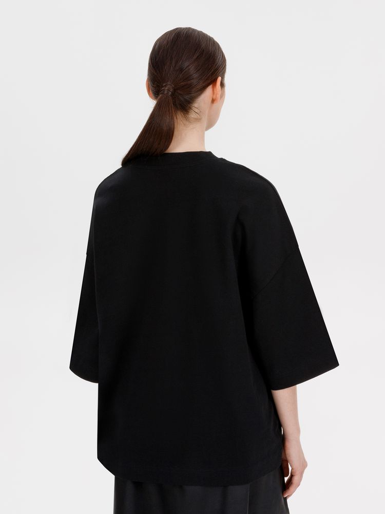 Футболка оверсайз Big Boss, черная