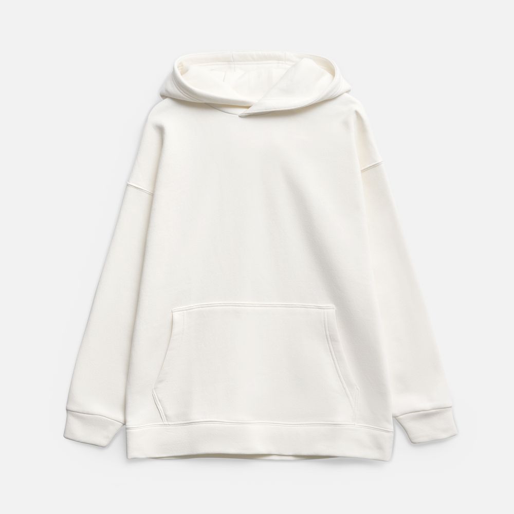 Худи оверсайз унисекс Snuggie, молочно-белое