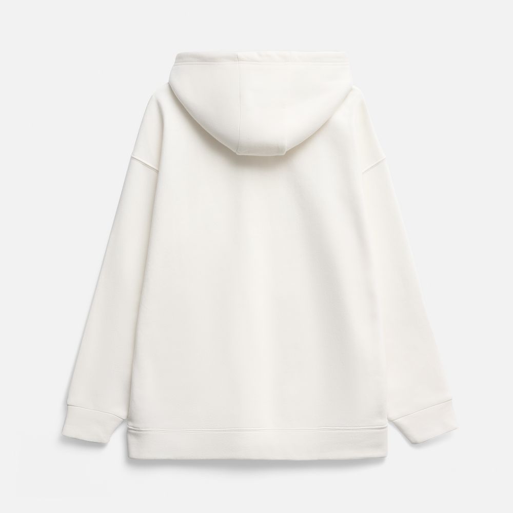 Худи оверсайз унисекс Snuggie, молочно-белое