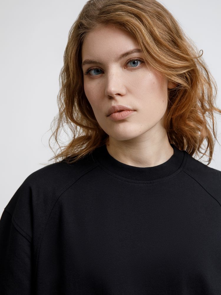 Футболка оверсайз унисекс Sideline, черная