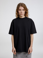 Футболка оверсайз унисекс Sideline, черная