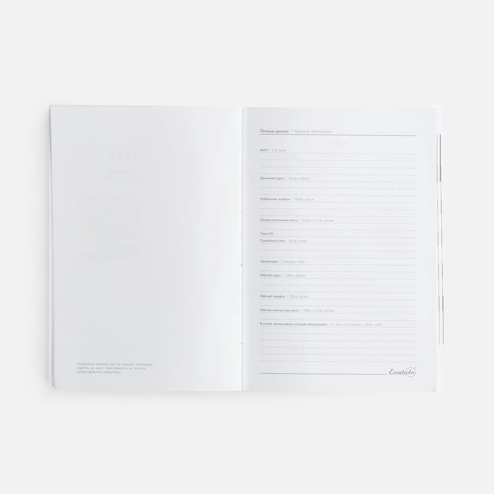 Ежедневник Baza, датированный, красный