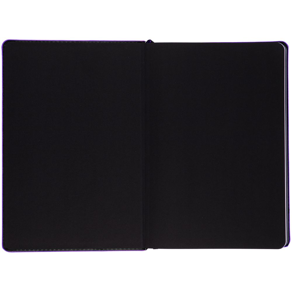 Ежедневник Alanis, недатированный, черный с фиолетовым