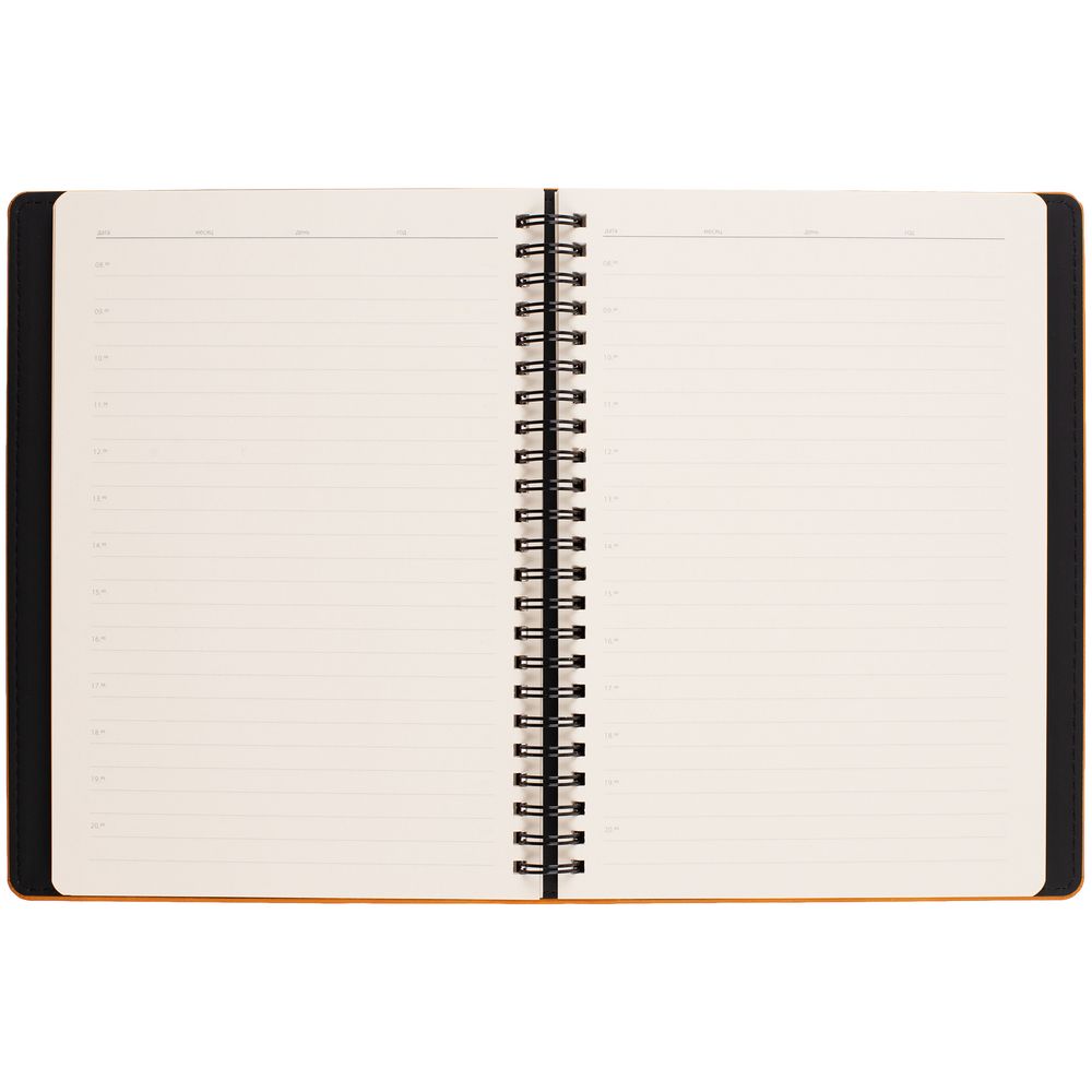 Ежедневник Spring Urban на заказ, недатированный, оранжевый