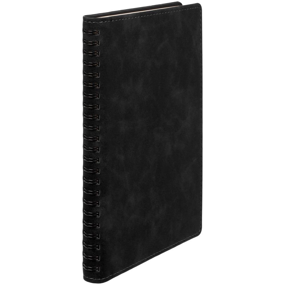 Ежедневник Spring Urban на заказ, недатированный, черный