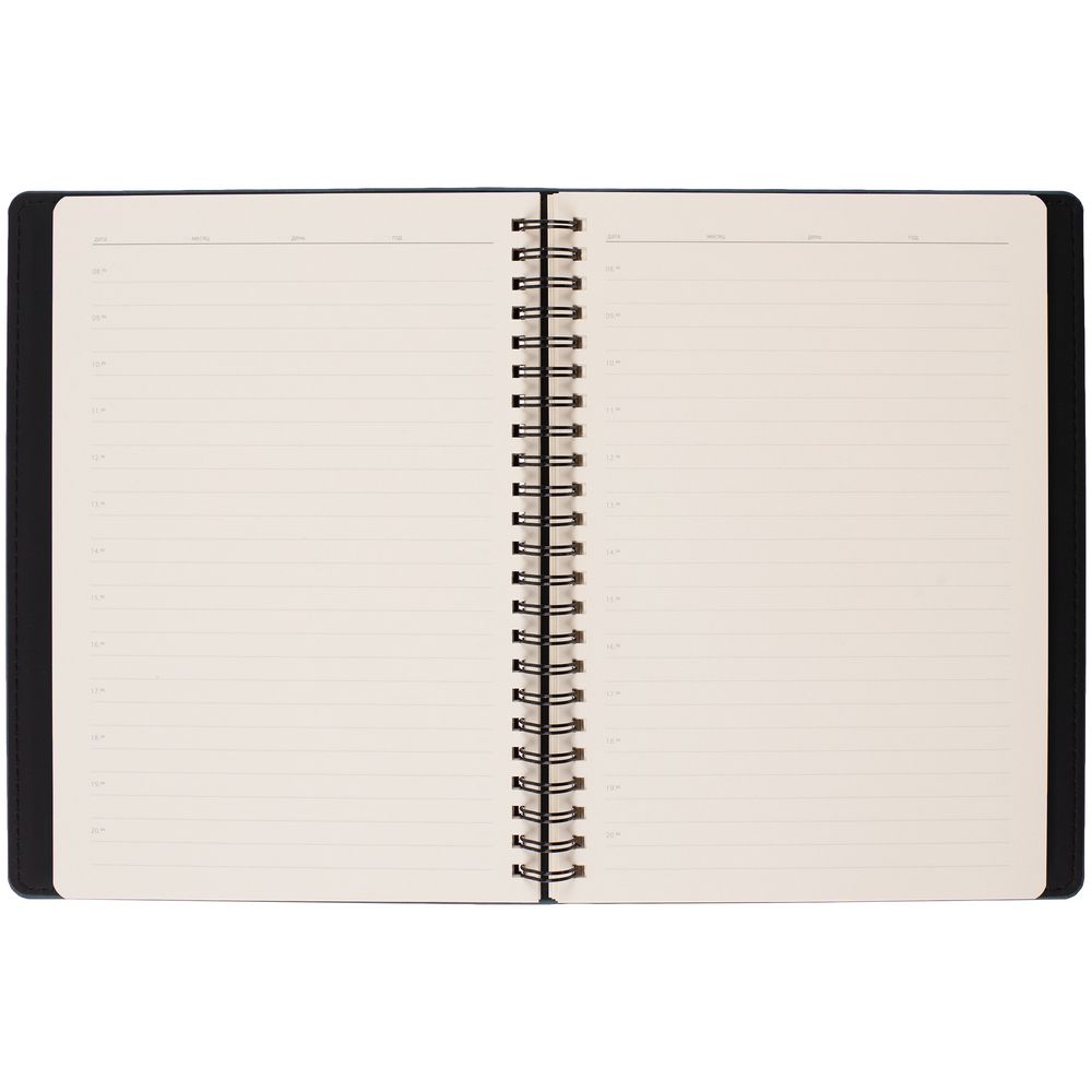 Ежедневник Spring Urban на заказ, недатированный, синий