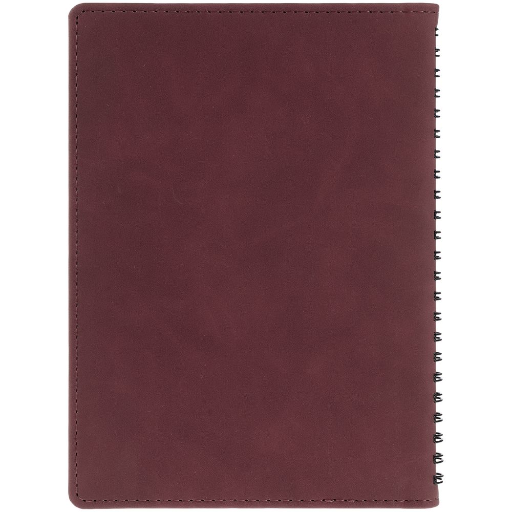 Ежедневник Spring Urban на заказ, недатированный, бордовый