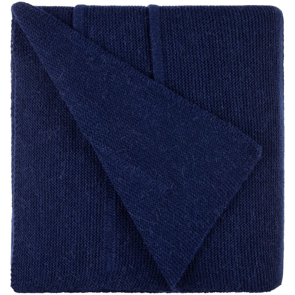 Плед Nessona Alpaca, темно-синий