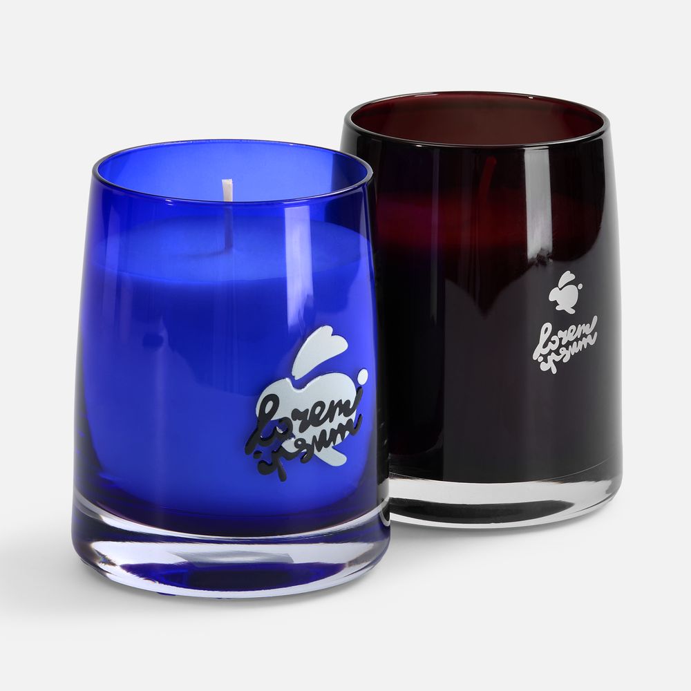 Ароматическая свеча Fragnola, пряная древесина и кардамон, темно-синяя