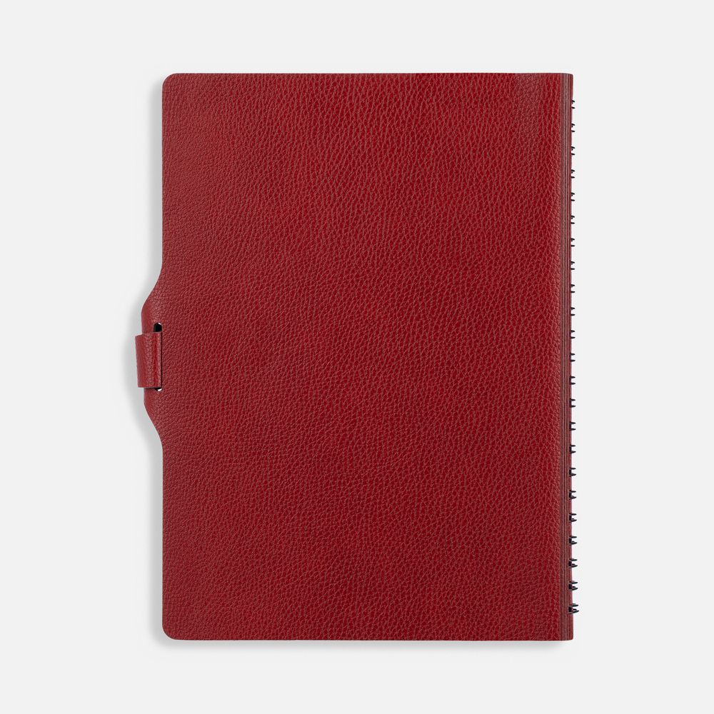 Ежедневник Strep Front на заказ, недатированный, красный