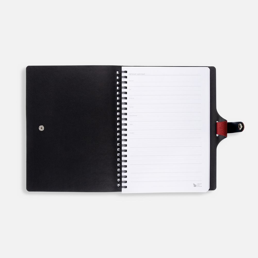 Ежедневник Strep Front на заказ, недатированный, красный