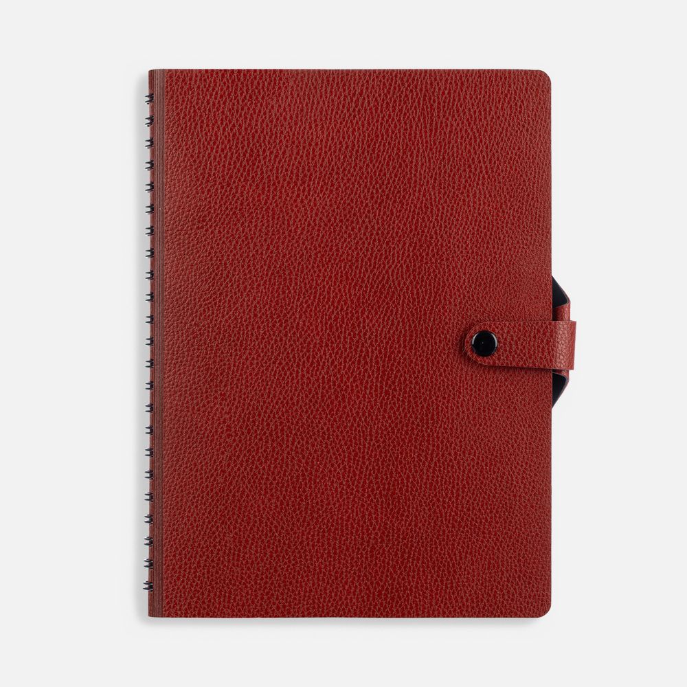 Ежедневник Strep Front на заказ, недатированный, красный