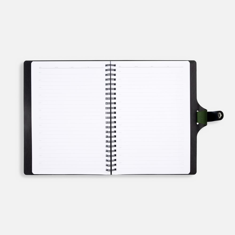 Ежедневник Strep Front на заказ, недатированный, зеленый