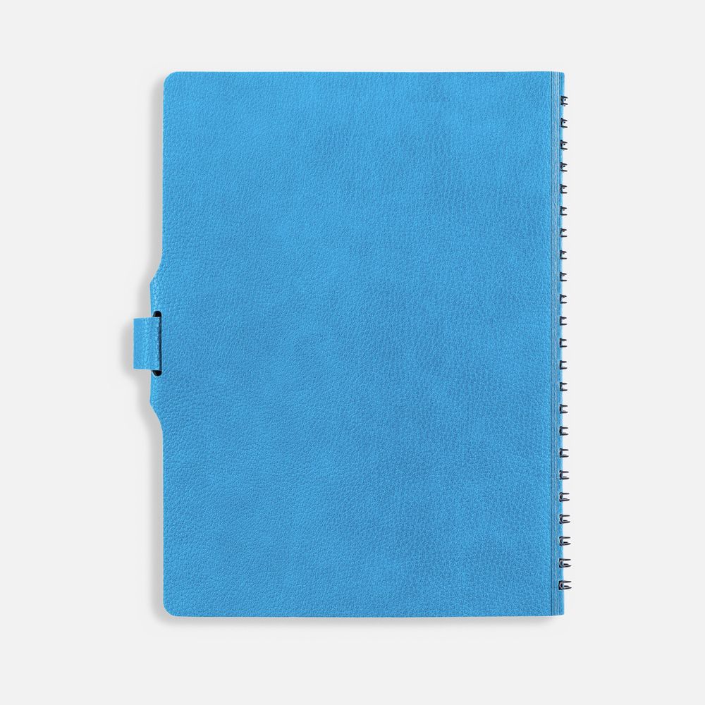 Ежедневник Strep Front на заказ, недатированный, голубой