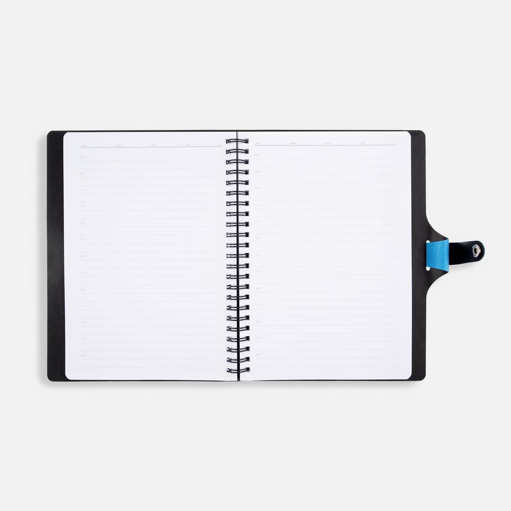 Ежедневник Strep Front на заказ, недатированный, голубой