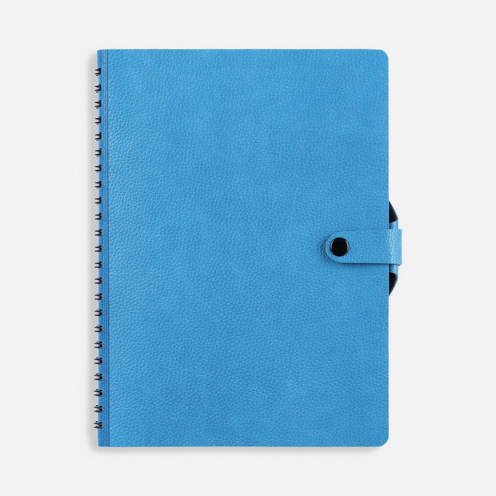 Ежедневник Strep Front на заказ, недатированный, голубой