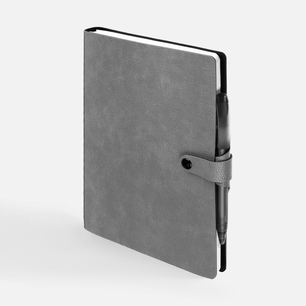Ежедневник Strep Front на заказ, недатированный, серый