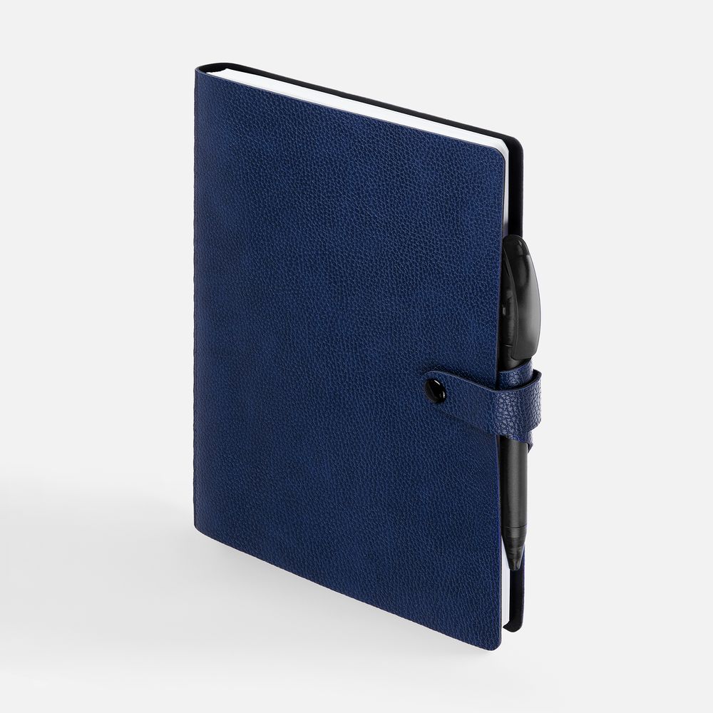 Ежедневник Strep Front на заказ, недатированный, темно-синий