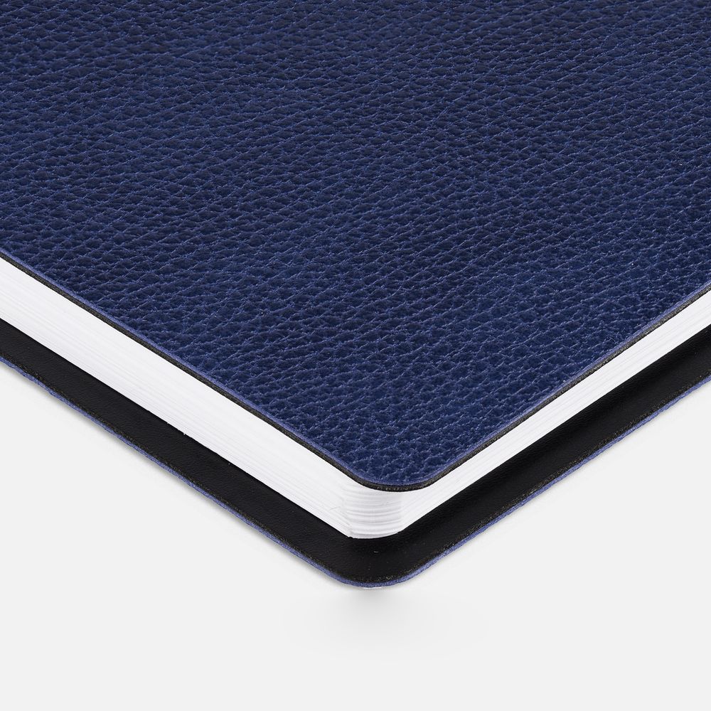 Ежедневник Strep Front на заказ, недатированный, темно-синий