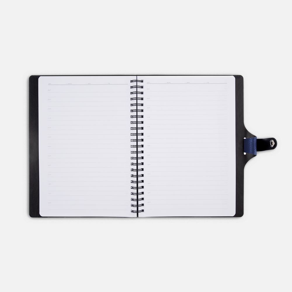 Ежедневник Strep Front на заказ, недатированный, темно-синий