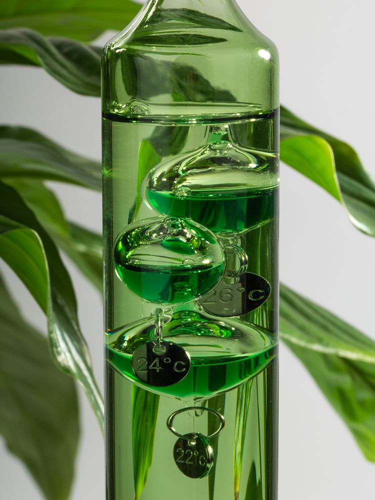 Термометр стеклянный «Галилео», зеленый