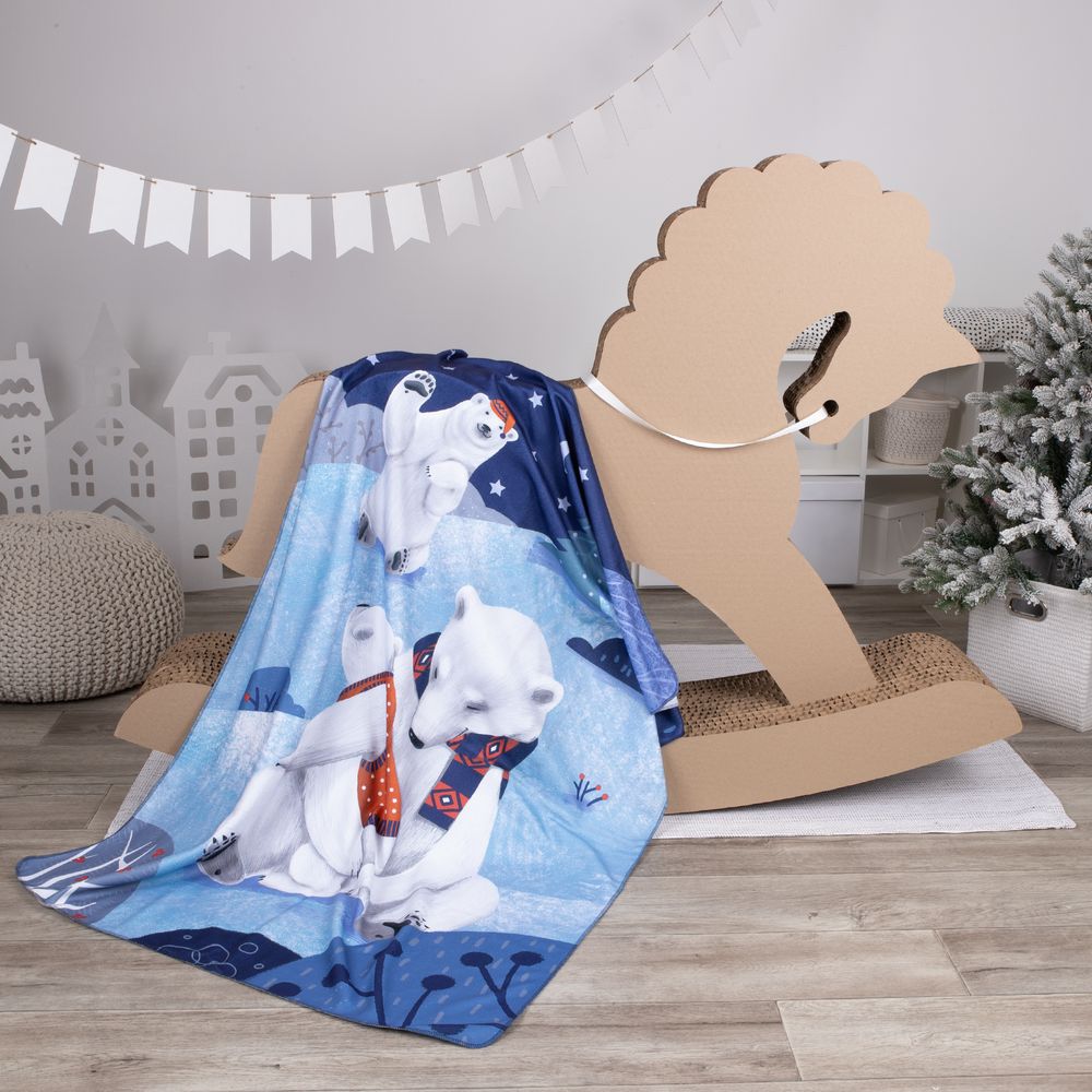 Флисовый плед Wintart Bear