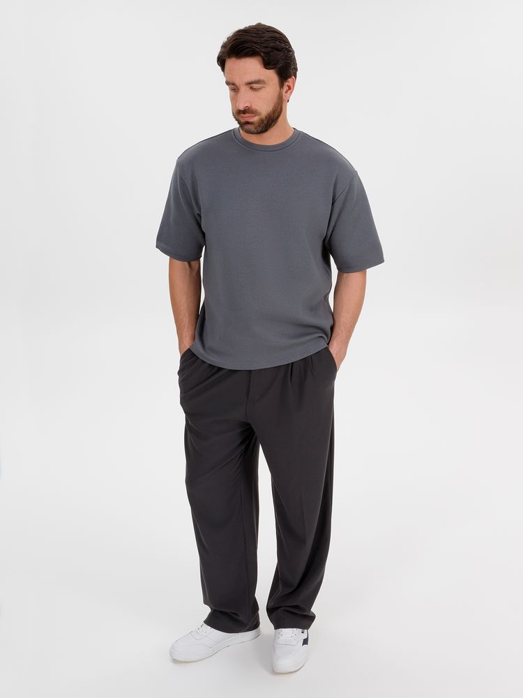 Джемпер с коротким рукавом Siluetti Volumica, серый