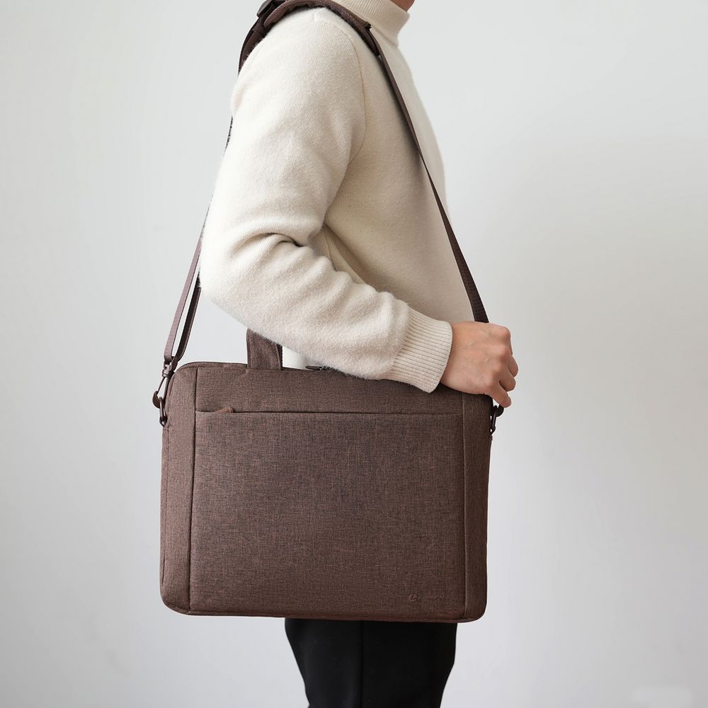 Сумка для ноутбука L224, коричневая