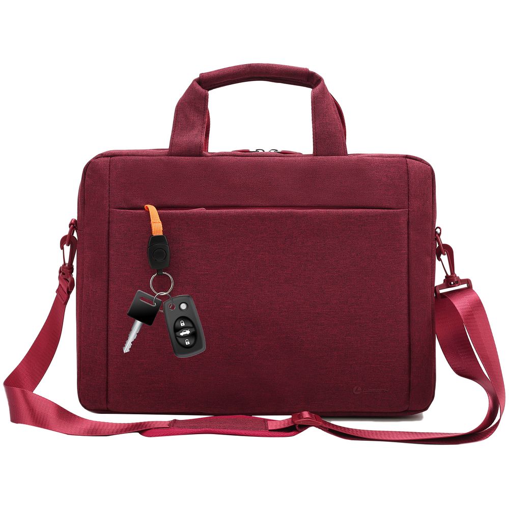 Сумка для ноутбука L225, бордовая