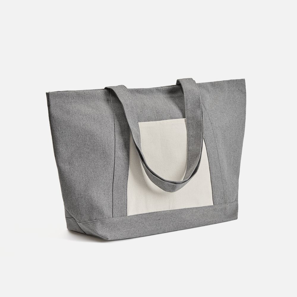 Шопер Shophop, серый с неокрашенным