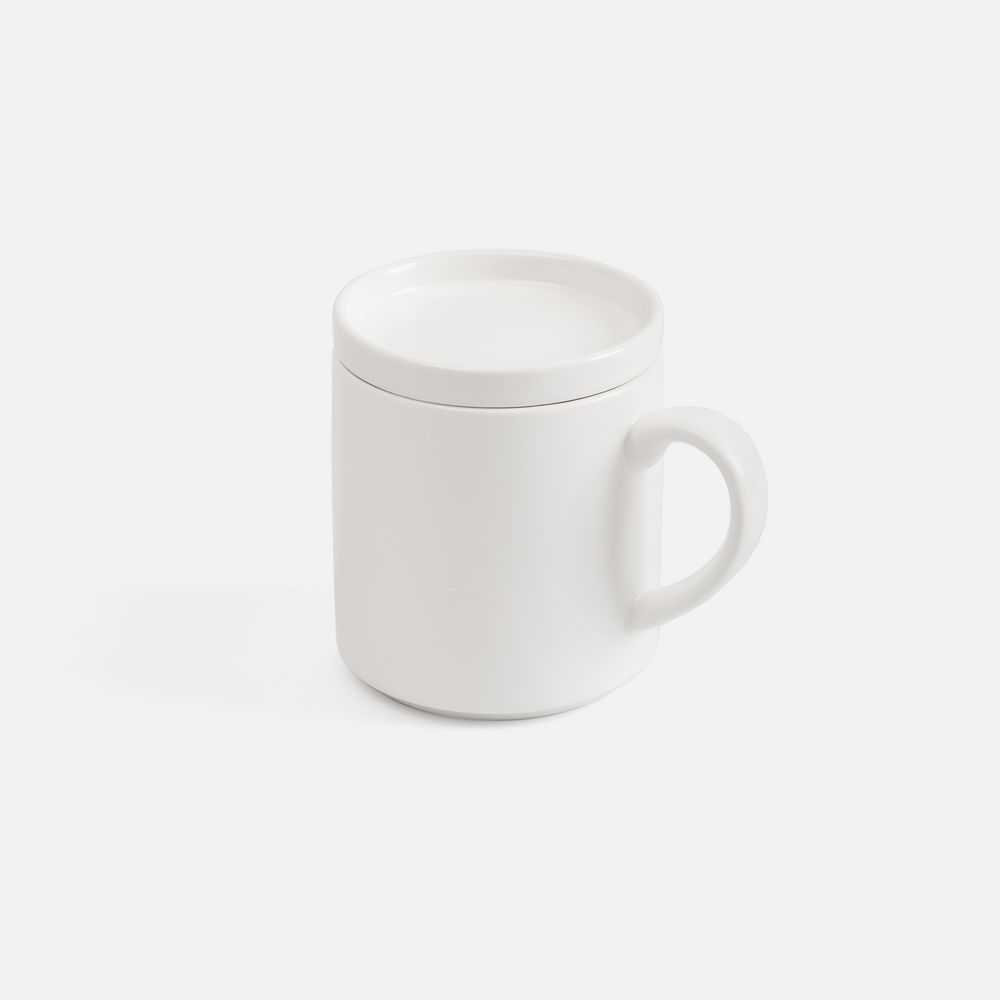 Беспроводное зарядное устройство с подогревом кружки Hot Task, белое