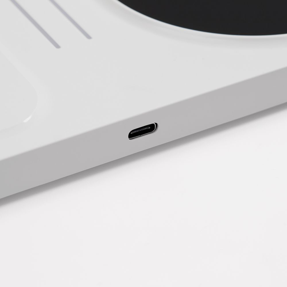 Беспроводное зарядное устройство с подогревом кружки Hot Task, белое