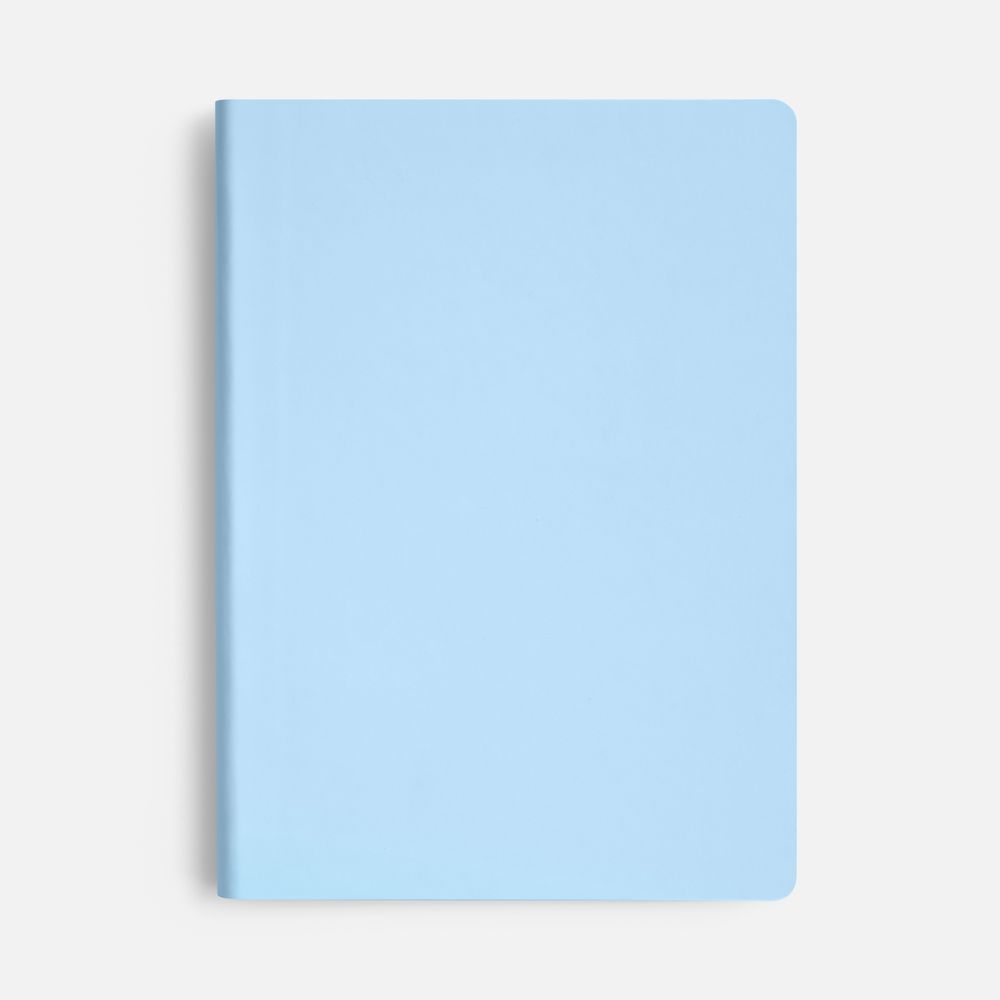 Ежедневник Flex Shall New, недатированный, голубой