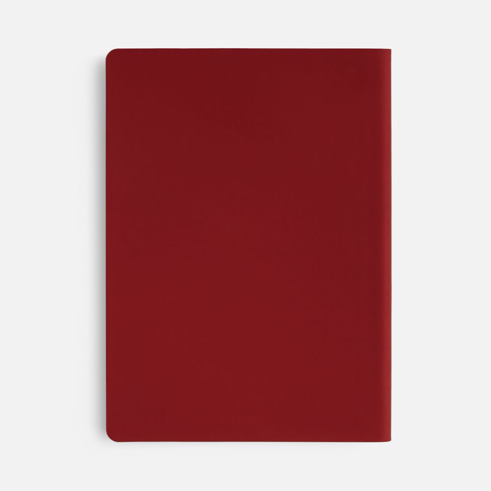 Ежедневник Flex Shall New, недатированный, красный