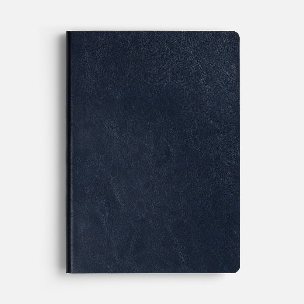 Ежедневник Doppio, недатированный, синий с голубым