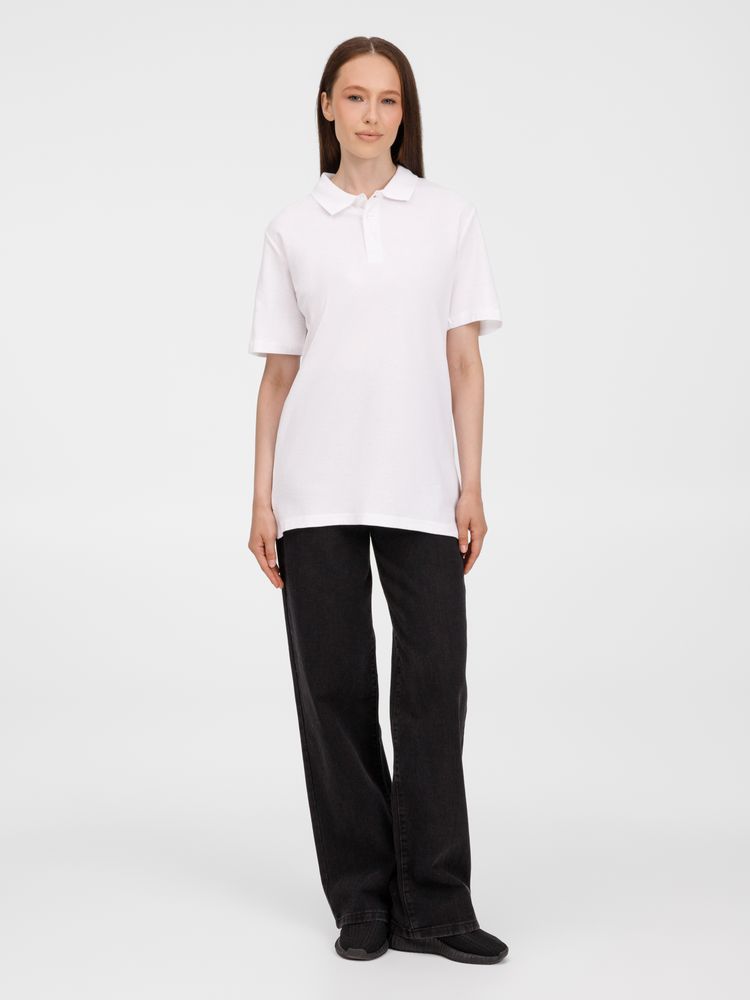 Рубашка поло унисекс Tervise, белая