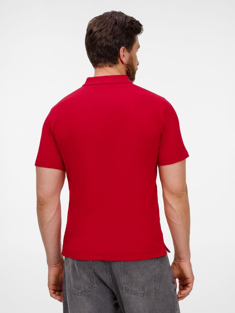 Рубашка поло унисекс Tervise, красная