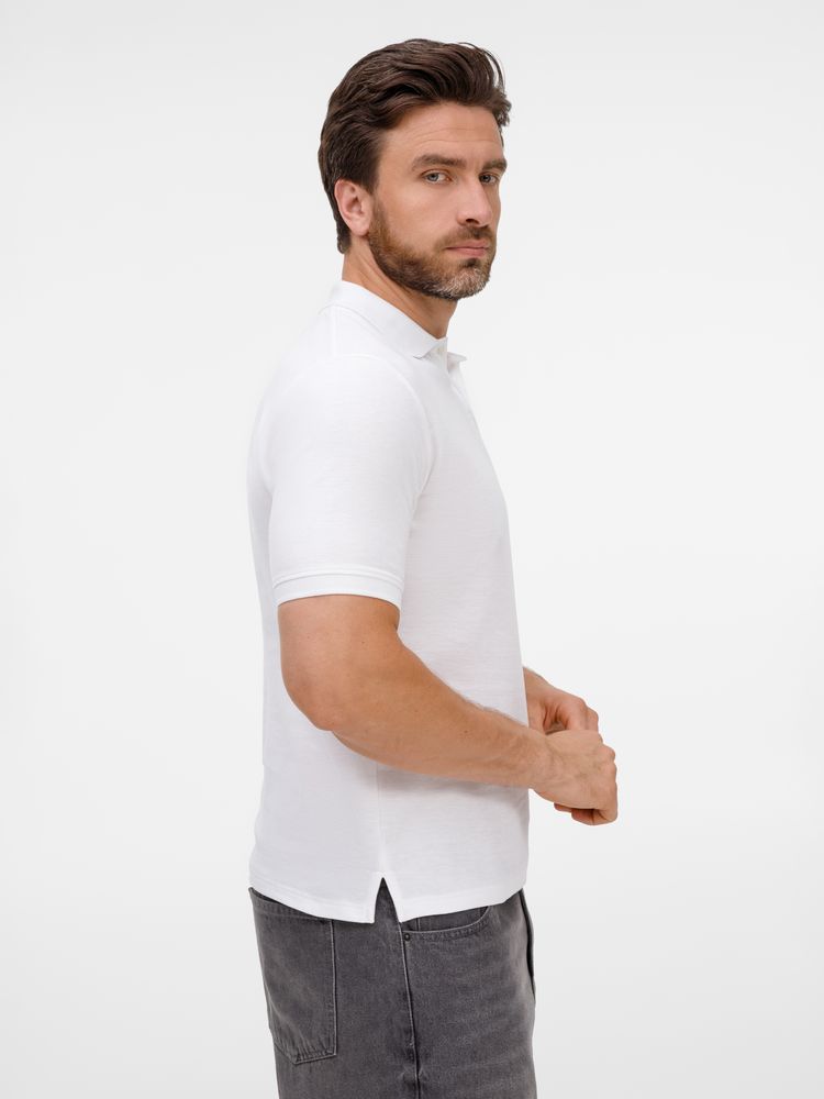 Рубашка поло унисекс Upswing, белая