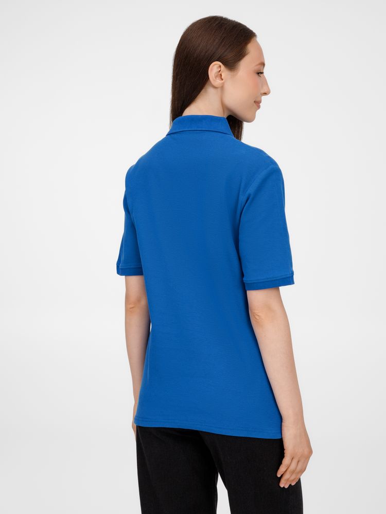 Рубашка поло унисекс Upswing, ярко-синяя