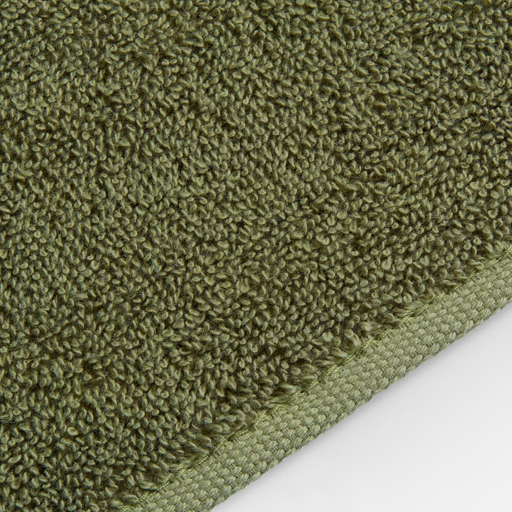 Полотенце махровое Terrychic, среднее, зеленое