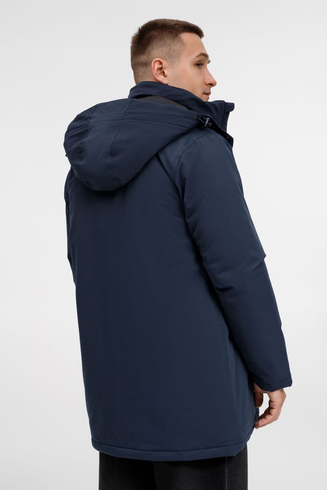Куртка-парка унисекс Sfera, темно-синяя