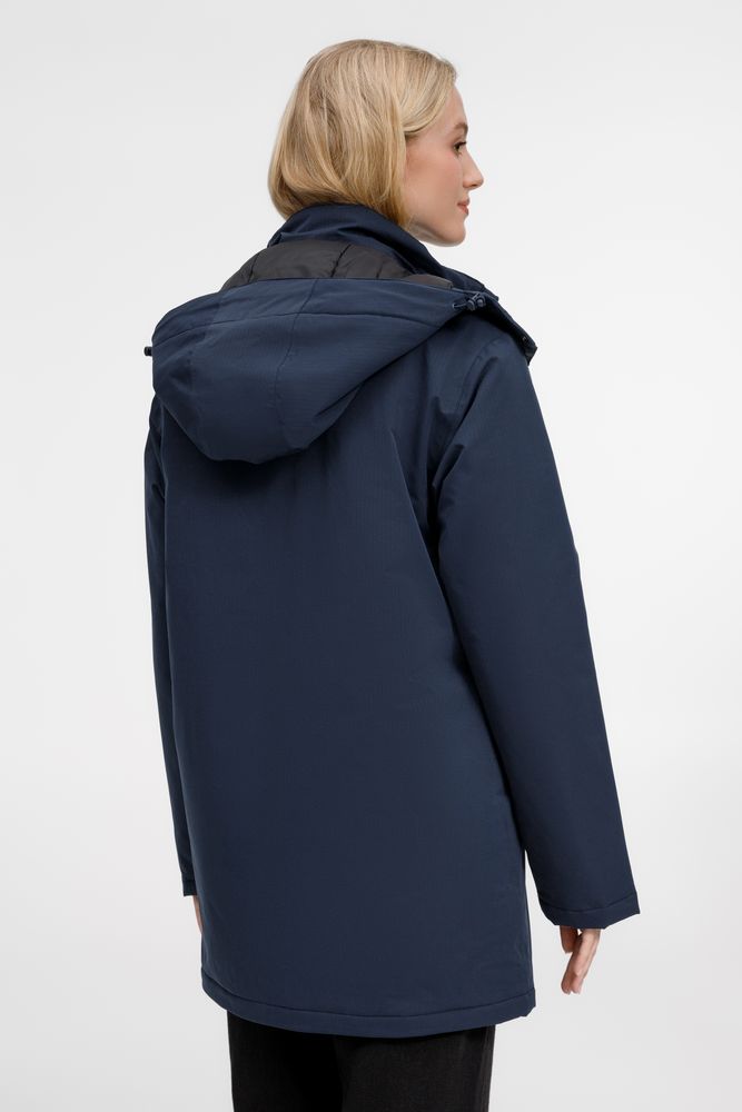 Куртка-парка унисекс Sfera, темно-синяя