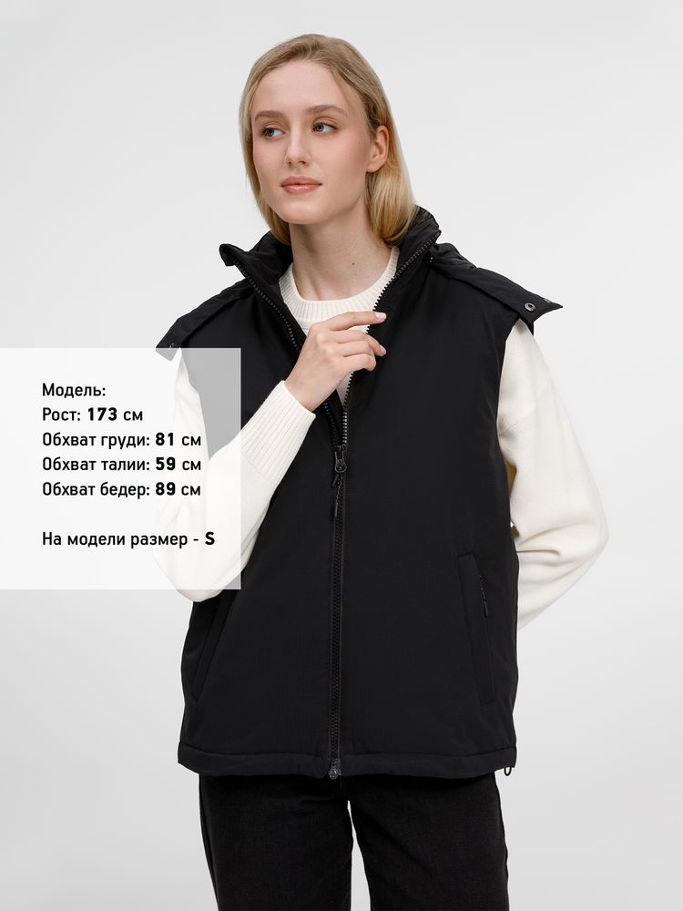 Жилет унисекс Sfera, черный
