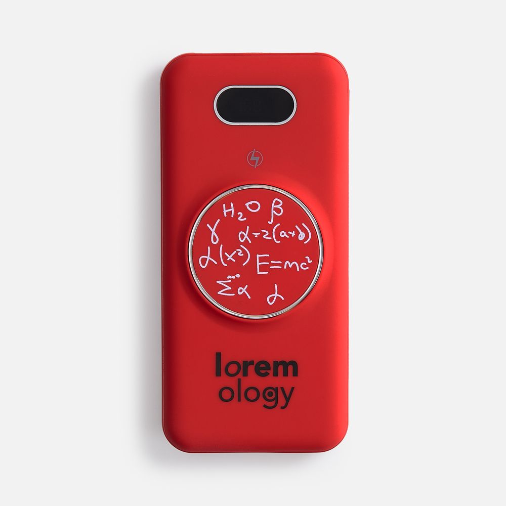 Аккумулятор Omni Qi 10000 мАч, ver.2, красный