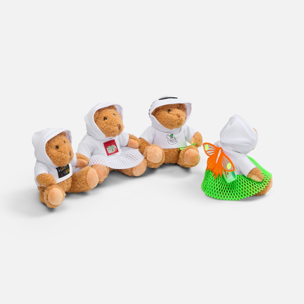 Мягкая игрушка «Мишка Cuddleton» в белом худи