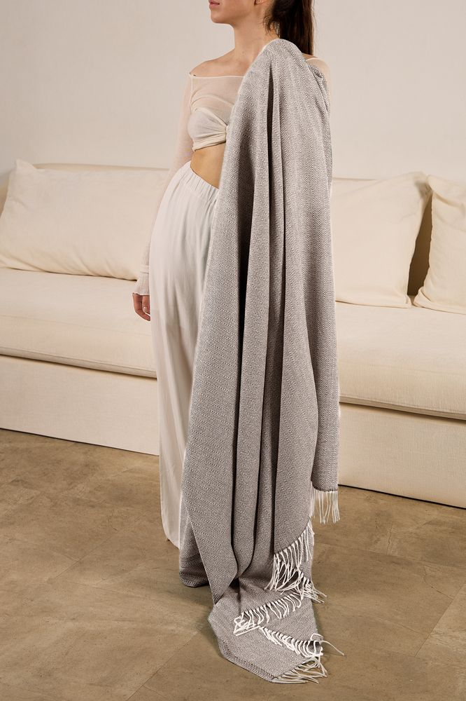 Плед «Гирвас», бежевый